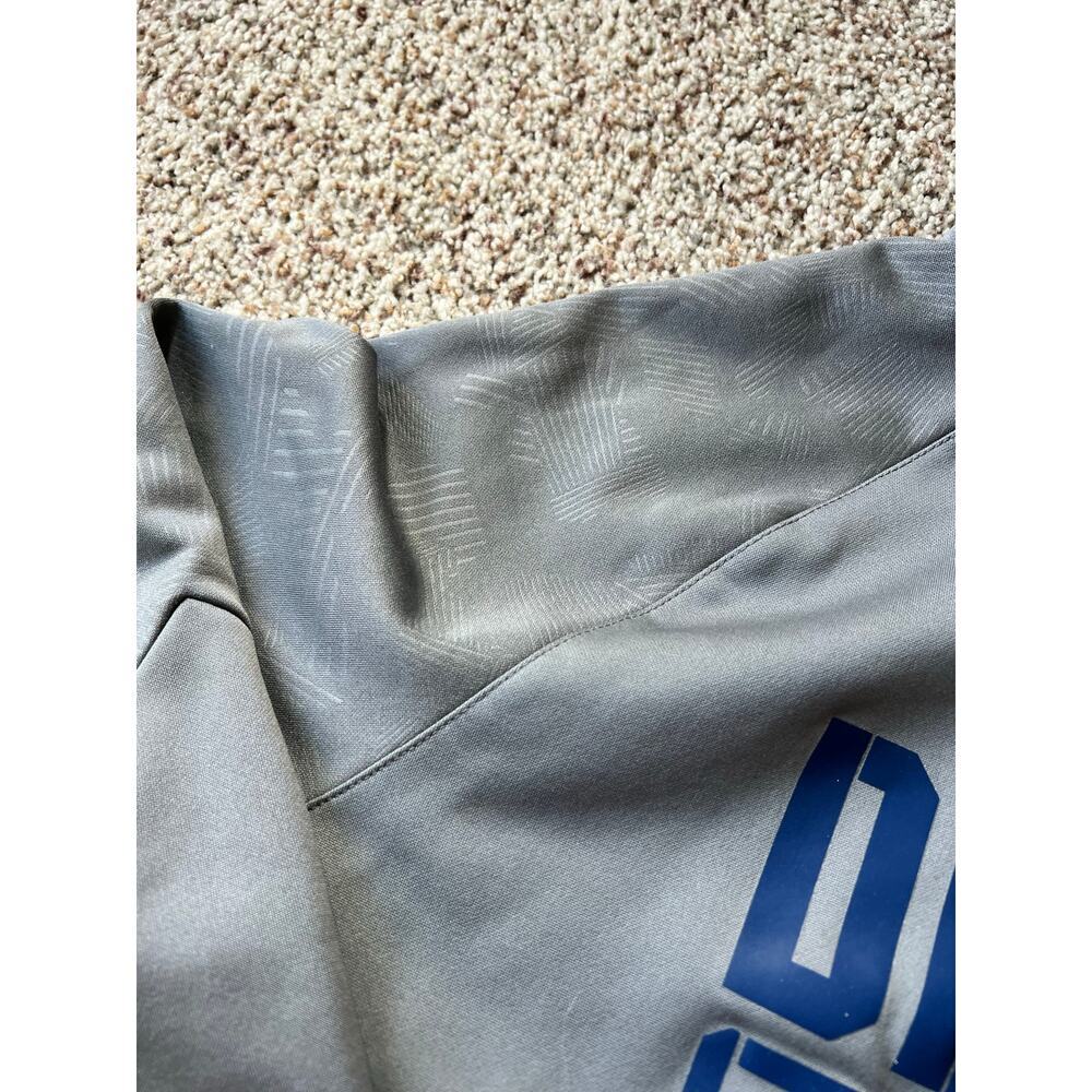 Men's Denver Bronco's Hoodie, Large, Gray/Blue, Fanatics, Football - Picture 4 of 9